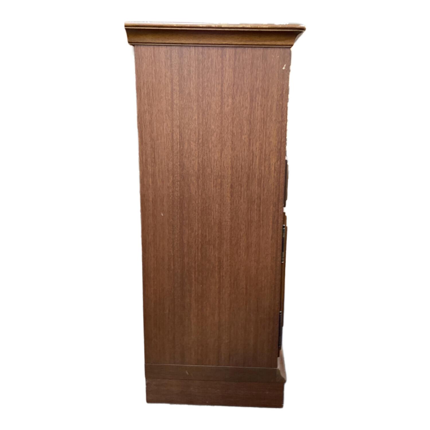 MARUNI (マルニ) 電話台 ブラウン 206 2枚扉 引き出し付 地中海