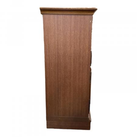 MARUNI (マルニ) 電話台 ブラウン 206 2枚扉 引き出し付 地中海