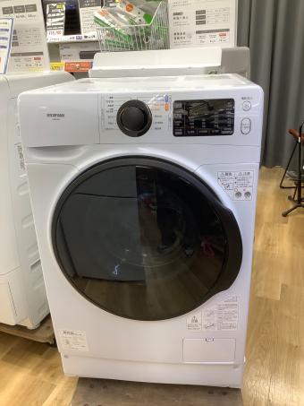 IRIS OHYAMA (アイリスオーヤマ) ドラム式洗濯機(乾燥機能無し) キズ・洗剤投入口破損有 8.0kg HD81AR-W 2020年製