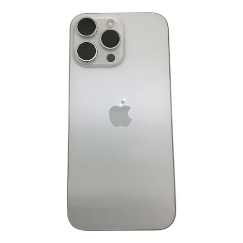 Apple (アップル) iPhone16 ProMax MYWJ3J/A サインアウト確認済 358798969342374 ▲ SIM FREE(Softbank解除済) 修理履歴無し 512GB iOS