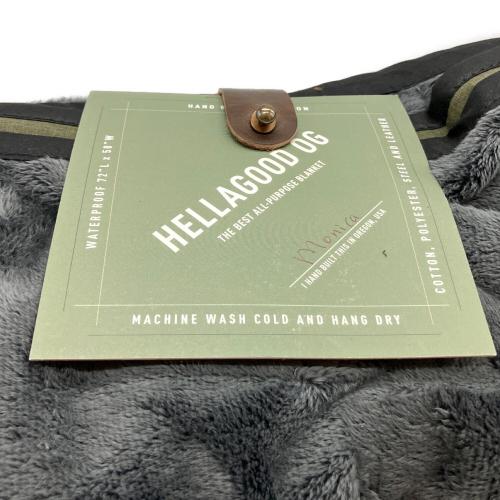 Belmont Blanket ブランケット グレー×カーキ