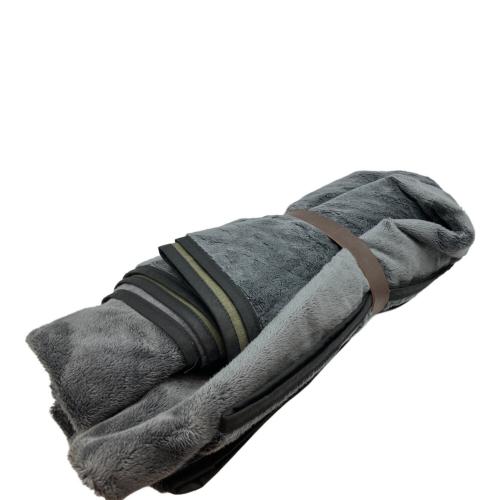 Belmont Blanket ブランケット グレー×カーキ