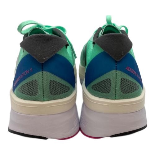 adidas (アディダス) ランニングシューズ メンズ SIZE 29.5cm グリーン ADIZERO BOSTON 11 GV9064