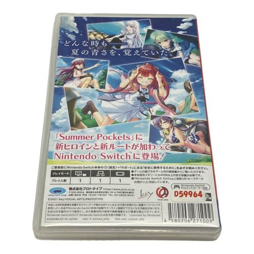Summer Pockets REFLECTION BLUE Nintendo Switch用ソフト CERO C (15歳以上対象)