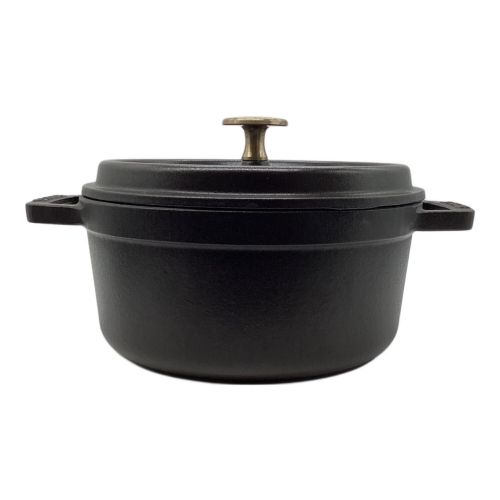 Staub (ストウブ) 鍋 ブラック 18cm