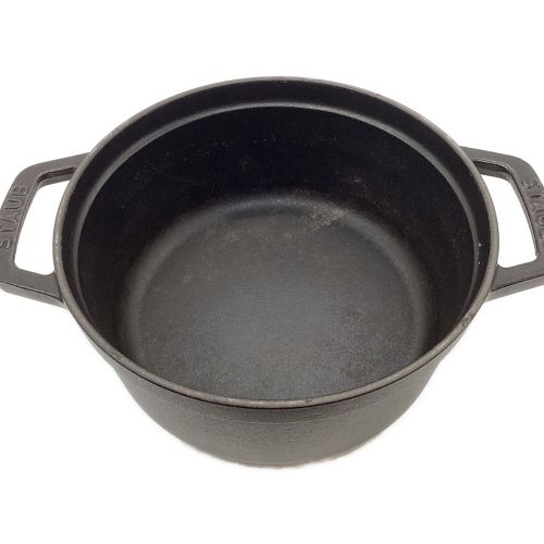 Staub (ストウブ) 鍋 ブラック 18cm