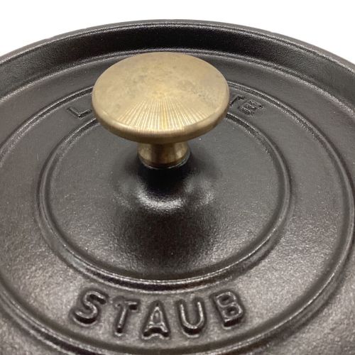 Staub (ストウブ) 鍋 ブラック 18cm