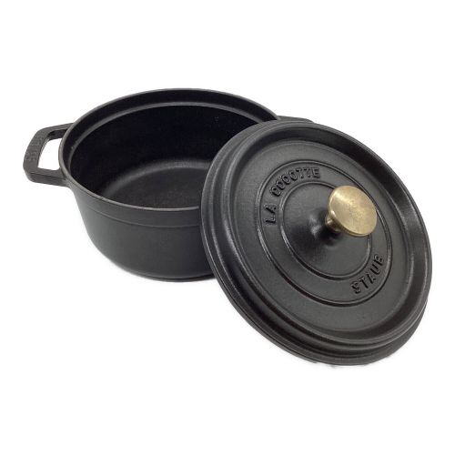 Staub (ストウブ) 鍋 ブラック 18cm