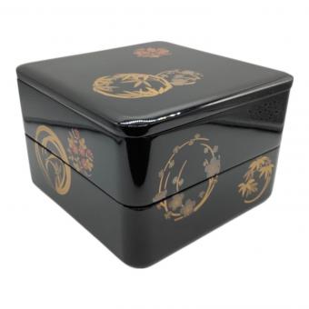 輪島塗 (ワジマヌリ) 2段重箱 稲忠