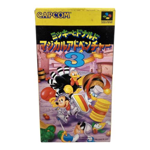 スーパーファミコン用ソフト ミッキーとドナルドマジカルアドベンチャー3