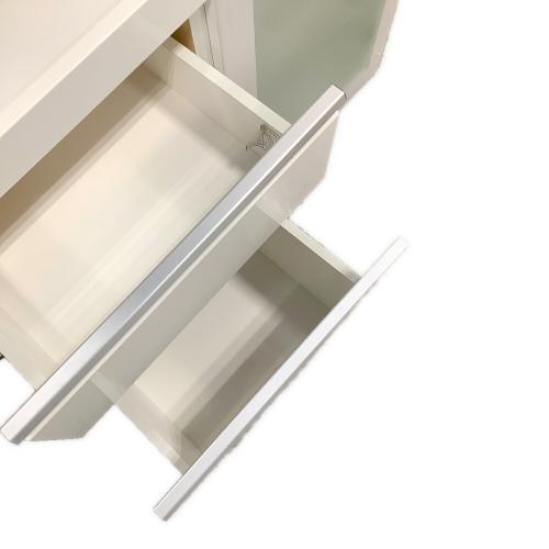 1枚扉キッチンカウンター ホワイト