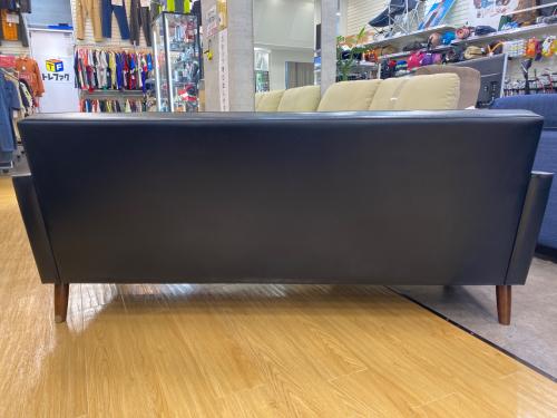 カリモク60 (カリモクロクマル) ロビーチェア 3シーター スタンダードブラック