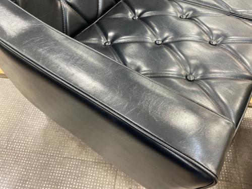 カリモク60 (カリモクロクマル) ロビーチェア 3シーター スタンダードブラック