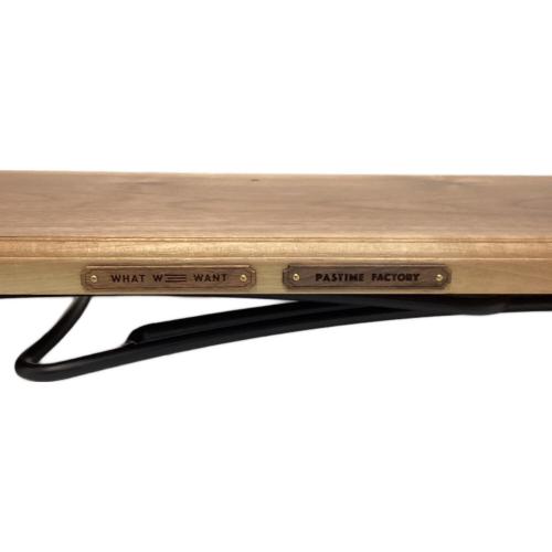 PASTIME FACTORY SOLIDWOODSHELF オプションパーツ（ランタンフック・ウッドバー）付 WHAT WE WANT