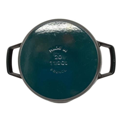 Staub (ストウブ) ラウンドスタッカブルディッシュ 20cm グリーン