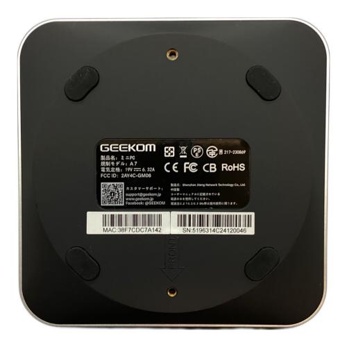 GEECOM ミニPC A7 AMD Ryzen R9-7940HS 5196314C24120046