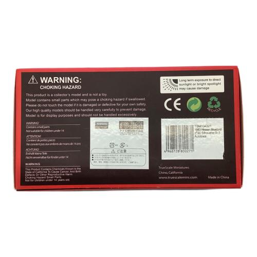 TRUESCALE 車 1983 Nissan Bluebird n20 Silhouette Gr.5 Autobacs TSM104321