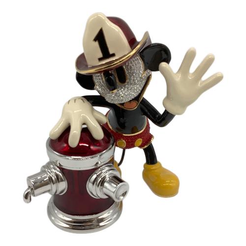 ディズニーグッズ Arribas Brothers スワロフスキー 消防士ミッキー