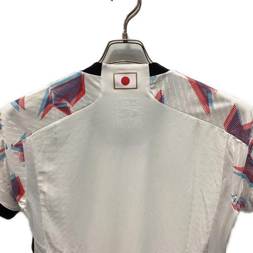 adidas (アディダス) サッカーユニフォーム メンズ SIZE M ホワイト 日本代表アウェイオーセンティック 2022 HF1849