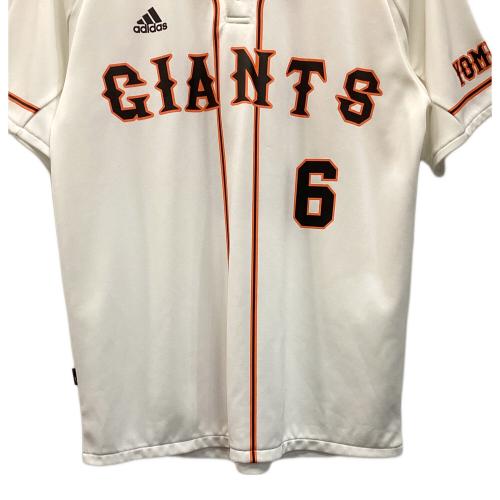 adidas (アディダス) レプリカユニフォーム メンズ SIZE L ホワイト 読売ジャイアンツ 6番 坂本勇人
