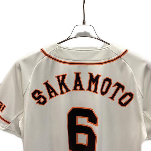 adidas (アディダス) レプリカユニフォーム メンズ SIZE L ホワイト 読売ジャイアンツ 6番 坂本勇人