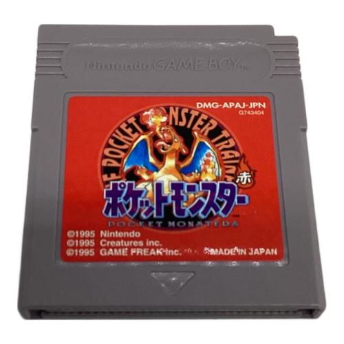 ゲームボーイ用ソフト 箱ダメージ有 ポケットモンスター赤 -
