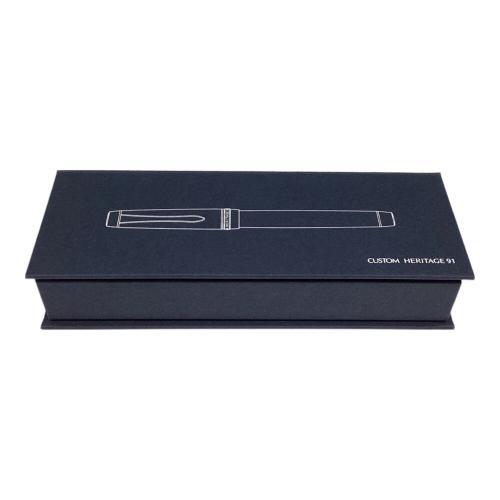 PILOT (パイロット) 筆記具セット 2020株主優待 万年筆 カスタムヘリテイジ91 特別仕様 クリアブルー&ゴールド14金