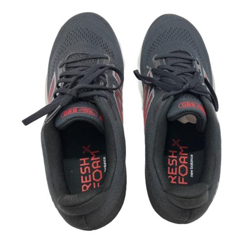 NEW BALANCE (ニューバランス) ランニングシューズ M880H14 メンズ SIZE 26.5cm ブラック×レッド