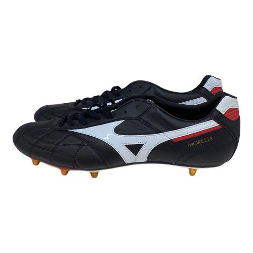 MIZUNO (ミズノ) サッカースパイク メンズ SIZE 10 ブラック×ホワイト MORELIAⅡ