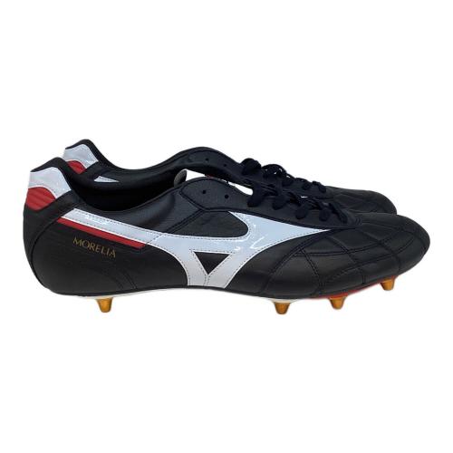 MIZUNO (ミズノ) サッカースパイク メンズ SIZE 10 ブラック×ホワイト MORELIAⅡ