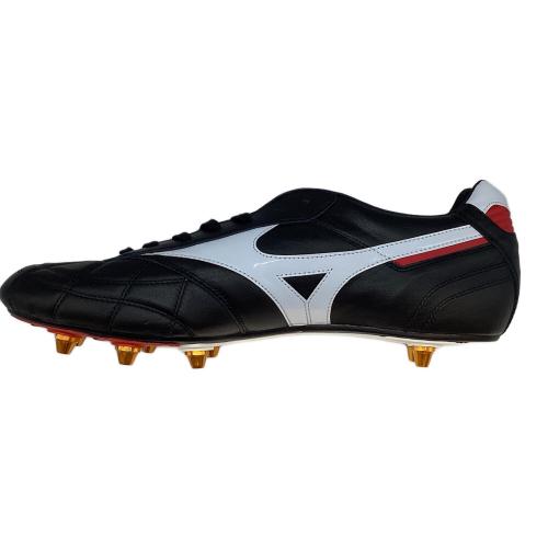 MIZUNO (ミズノ) サッカースパイク メンズ SIZE 10 ブラック×ホワイト MORELIAⅡ