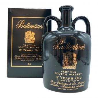 Ballantine`s スコッチウィスキー 750ml 箱付 17年 陶器ボトル 未開封