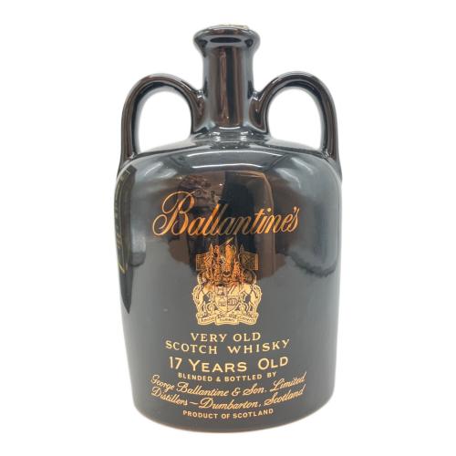 Ballantine`s スコッチウィスキー 750ml 箱付 17年 陶器ボトル 未開封