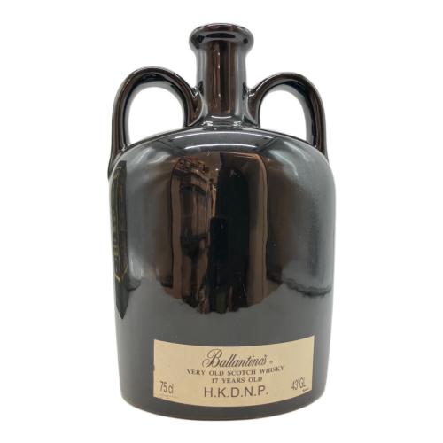 Ballantine`s スコッチウィスキー 750ml 箱付 17年 陶器ボトル 未開封
