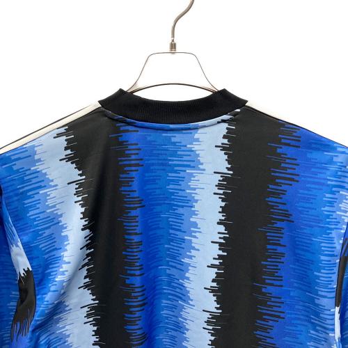 adidas (アディダス) マンチェスターユナイテッド 22/23 GK ICON ジャージー(ブラック) メンズ SIZE L ブルー HT1994