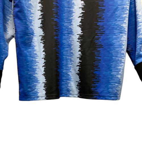 adidas (アディダス) マンチェスターユナイテッド 22/23 GK ICON ジャージー(ブラック) メンズ SIZE L ブルー HT1994