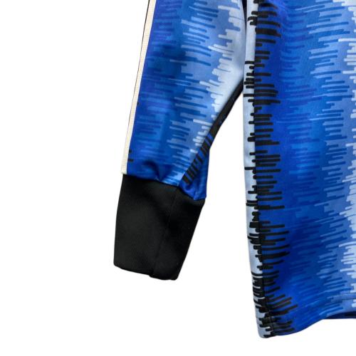 adidas (アディダス) マンチェスターユナイテッド 22/23 GK ICON ジャージー(ブラック) メンズ SIZE L ブルー HT1994