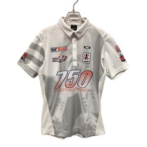 OAKLEY (オークリー) ゴルフウェア(トップス) メンズ SIZE M ホワイト ポロシャツ FOA403521