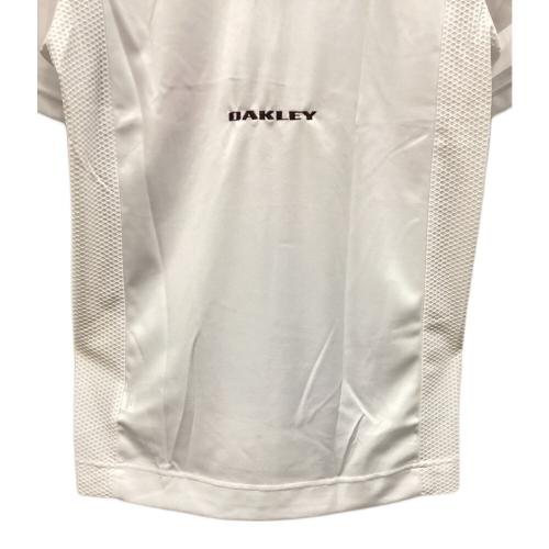 OAKLEY (オークリー) ゴルフウェア(トップス) メンズ SIZE M ホワイト ポロシャツ FOA403521