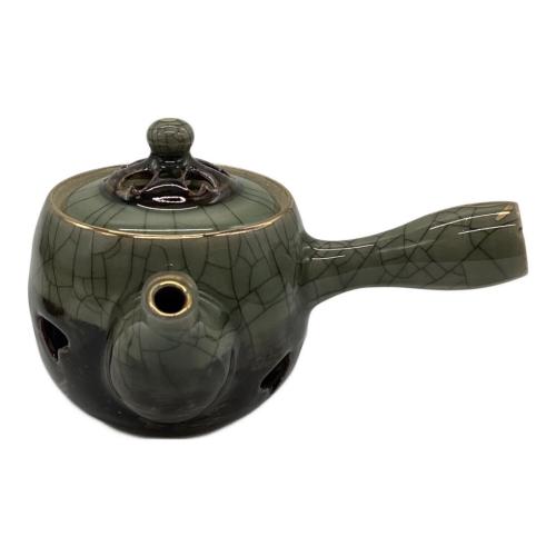 相馬大堀焼 茶器揃え 二重焼 あぶくまの旅 急須1・湯呑み5セット