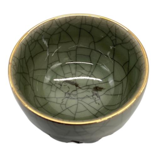 相馬大堀焼 茶器揃え 二重焼 あぶくまの旅 急須1・湯呑み5セット