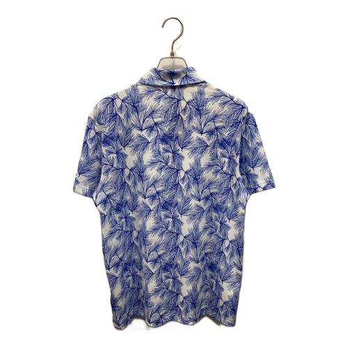 adidas (アディダス) ゴルフウェア(トップス) メンズ SIZE M ホワイト×ブルー ポロシャツ IW1412