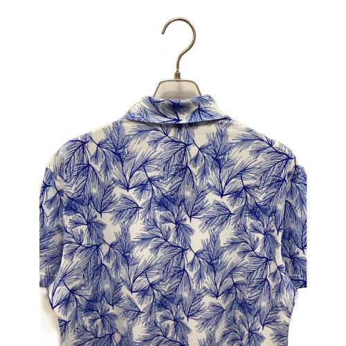 adidas (アディダス) ゴルフウェア(トップス) メンズ SIZE M ホワイト×ブルー ポロシャツ IW1412