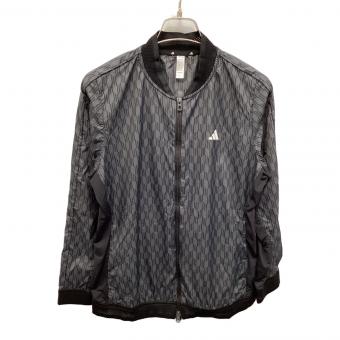 adidas (アディダス) サイドストレッチジャケット レディース SIZE XL ブラック×グレー IN6583