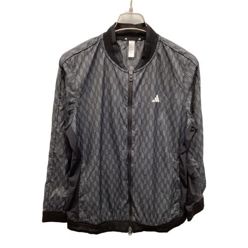 adidas (アディダス) サイドストレッチジャケット レディース SIZE XL ブラック×グレー IN6583