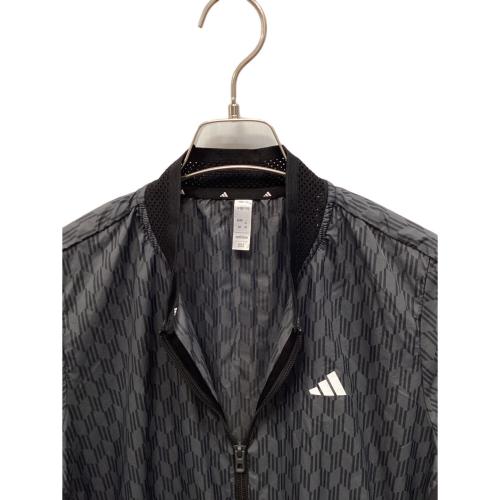 adidas (アディダス) サイドストレッチジャケット レディース SIZE XL ブラック×グレー IN6583