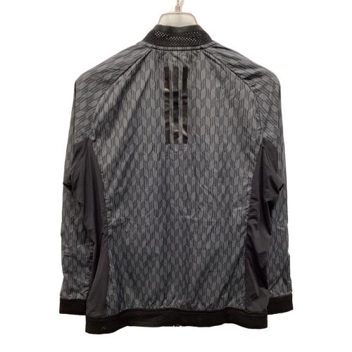 adidas (アディダス) サイドストレッチジャケット レディース SIZE XL ブラック×グレー IN6583