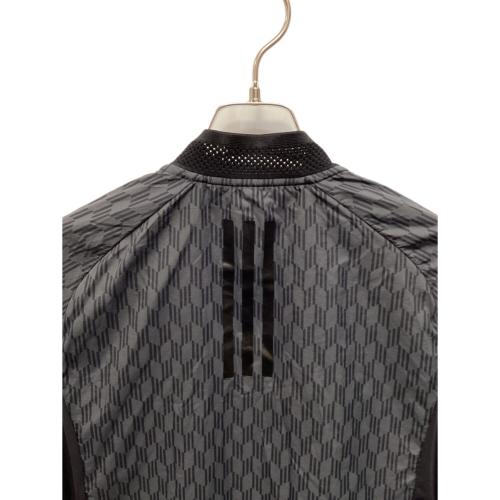 adidas (アディダス) サイドストレッチジャケット レディース SIZE XL ブラック×グレー IN6583