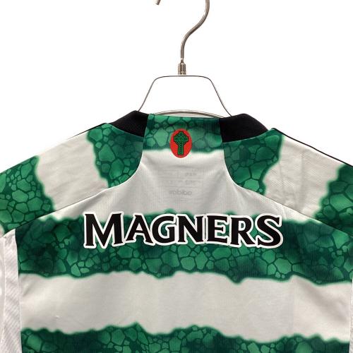 adidas (アディダス) サッカーウェア(トップス) メンズ SIZE L ホワイト×グリーン HY3343