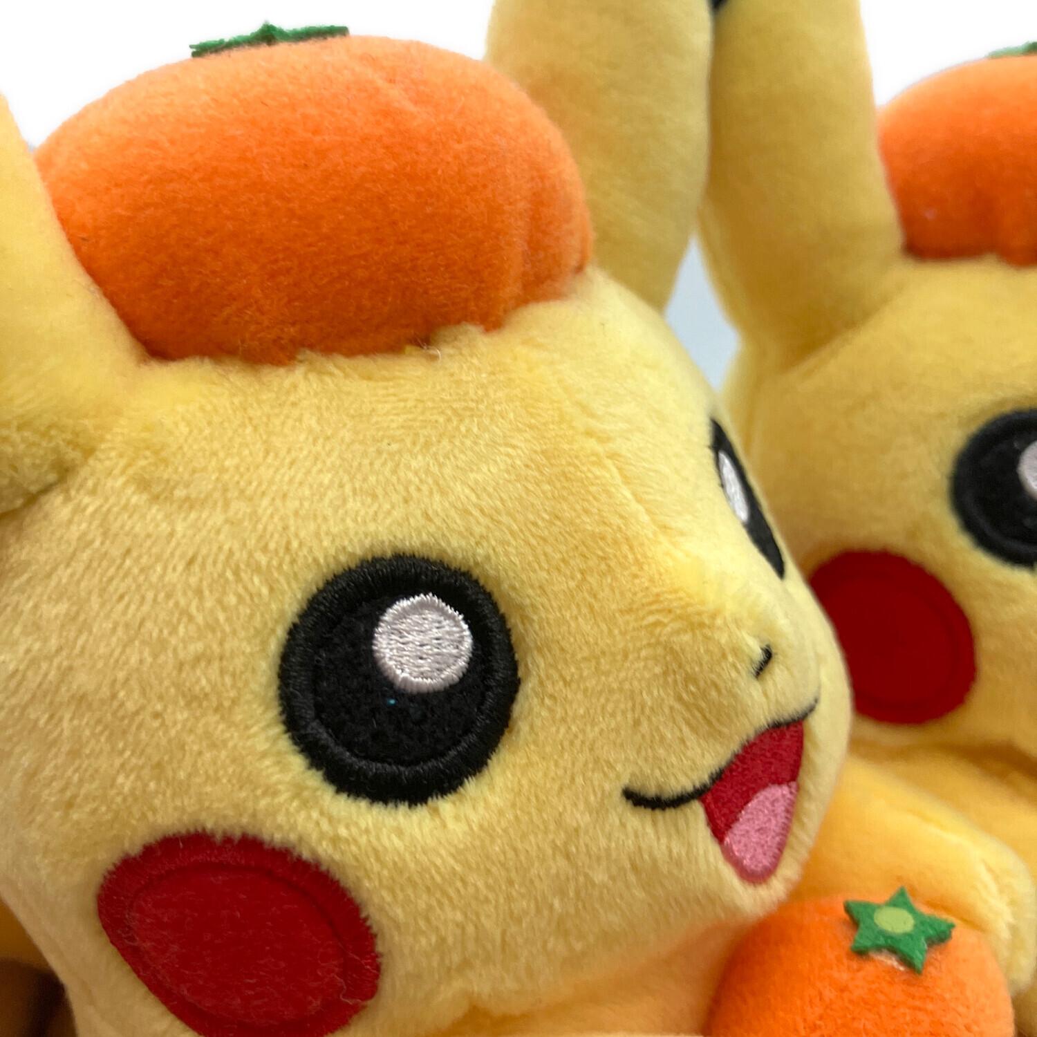 ポケモン ピカチュウ ぬいぐるみ ペアピカチュウ ポケモンセンター みかん Pokemon Center (ポケモンセンター) ヌイグルミ タグ有 ペア